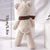 1pc 15cm/5.9in Bear Stuffed Plush Toys, Cute Dress Key Pendant, Dolls, Gifts, Birthday Wedding Party Decor easter gift Christmas, Halloween Gift