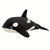 1Pc Soft Orca Whale Plush Toys, Real Life Sealife Stuffed Animal Doll for Birthday Christmas Gift