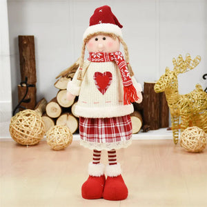 Christmas Decoration Plush  Boys Girls Doll Ornaments Elves Toy Doll for New Year Home Decor Navidad Natal New Year 2022 Gift