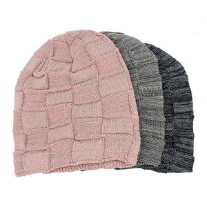 LOVINGSHA Women Men Winter Warm Hat For Adult Unisex Outdoor New Wool Knitted Beanies Skullies Casual Cotton Hats Cap HT143