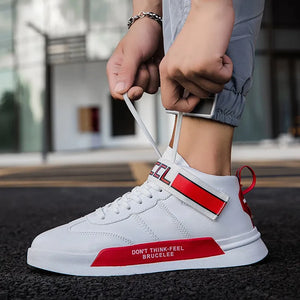 Spring White Men's Sneakers 2021 Light Casual Shoes for Men Breathable Men Shoes Tenis Masculino Zapatos Hombre Round Toe Style