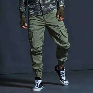 High Quality Khaki Casual Pants Men Tactical Joggers Camouflage Cargo Pants