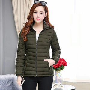 New Winter Jacket High Quality stand-callor Coat Women Fashion Jackets Winter Warm Woman Clothing Casual Parkas