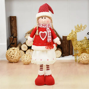 Christmas Decoration Plush  Boys Girls Doll Ornaments Elves Toy Doll for New Year Home Decor Navidad Natal New Year 2022 Gift