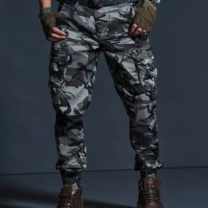 High Quality Khaki Casual Pants Men Tactical Joggers Camouflage Cargo Pants