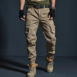 High Quality Khaki Casual Pants Men Tactical Joggers Camouflage Cargo Pants