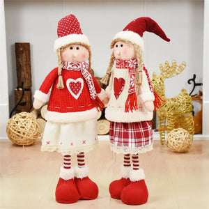 Christmas Decoration Plush  Boys Girls Doll Ornaments Elves Toy Doll for New Year Home Decor Navidad Natal New Year 2022 Gift