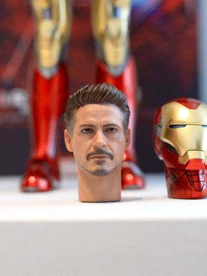 Original Hot Toys Marvel Avengers Alloy Iron Man Mk85 1/6 Anime Action Figure Collection Model Toys New Head Engraving Toys