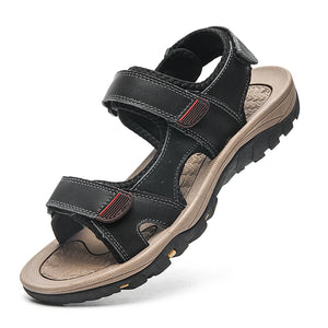 Genuine Leather Sandals For Men Outdoor Shoes Summer Beach Sandalias Hombre Verano Sandale Homme Big Size 47 48