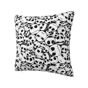 Nightmare Before Christmas Jack Skullington Throw Pillow Cover Home Decor Halloween Movie Cushions Cover for Sofa Pillowcase