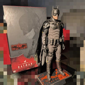 Original Hottoys 1:6 Batman Action Figure Gotham Knight Mms638/639 Anime Figures Bat Signal Light Statue Children Toys Gifts