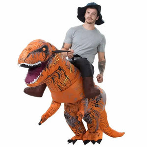 Dinosaur Inflatable Suit Toy Halloween Blow Up Tyrannosaurus Rex Suit Juguetes Cosplay Dinosaurs Costumes Toys For Adult Gift