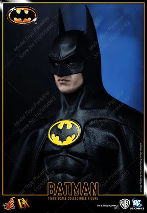 Original HotToys DX09 1/6 Men Soldier 1989 Batman Super Hero Michael Keaton Full Set 12inch Action Figure Collectible Toys Gifts