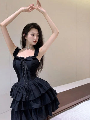 Gothic Goth Harajuku Sexy Slip Dress