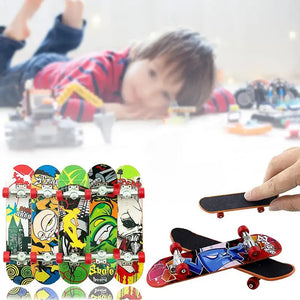 Finger Skateboard Toys Miniature Intellectual Finger Toys Gothic Alloy Fingerboards Mini Finger Board Kids Birthday Party Gifts