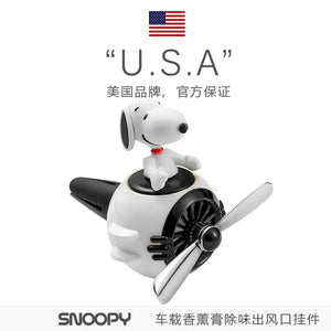 Snoopy Cartoon Car Aromatherapy Cream Decorative Ornaments Kawaii Anime Household Bathroom Bedroom Fragrance for Girls Gifts