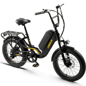 CEAYA 20IN Electric Bike Men Women Fat Tyre E bike Electric Bicycle 48V15AH Battery 25km/h E Bike With Shimano 7 Speed Dual Disc