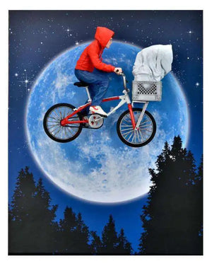 Neca E.T. The Extra-Terrestrial 40th Anniversary E.T. & Elliott With Bicycle Ver Anime Action Figure Model Birthday Gift Toy