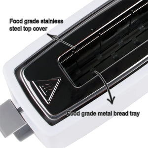 110V/220V Stainless Steel Electric Toaster Bread Baking Oven Breakfast Machine Toast Grill Stove Sandwich Maker Heater Warmer US