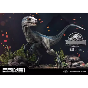 Prime 1 Studio LMCJW2-01 1/6 Jurassic Dinosaur Blue P1S state EX Edition Limited Edition Collection Figure Model 16 inch