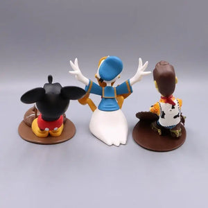 Kawaii Mickie Mouse Door Stoppers Creative Reusable Windproof Home Decor Woody Duck Anti-Collision Doorstop Blockers Toys