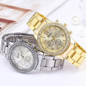 Diamond Inlaid Fashionable Women's Watches Fashion Steel Band for Women Watch Metal Strap Quartz Wristwatches Relojes Para Damas