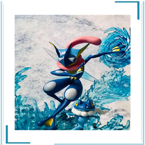 BANDAI Pokémon Greninja Evolution Series Glow in The Dark Holiday Gifts Childhood Memories Collect Ornaments Figure Model Toys