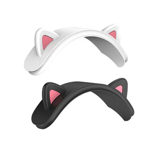 Cute Cat Ears Headband Cover For Apple AirPods Max Soft Silicone Headphone Protectors Comfort Cushion Top Pad Protector Sleeve