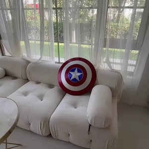 Cosplay 60cm Superhero Captain America Shield Premium version Model Plastic Weapons Costume Fancy Dress Party Stage Gift Toys