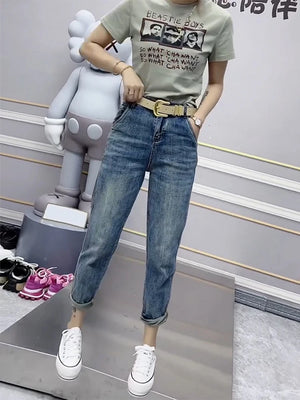 Y2k Large Size Tencel Straight Leg Jeans Female Summer Thin 2023 New Harun Pants Fat Mm Thin Daddy Pants