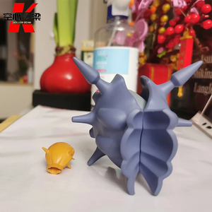 [1/20 Scale World] Big Tongue Mussel & Spiny Clam Shellder & Cloyster Toy Figure Decoration