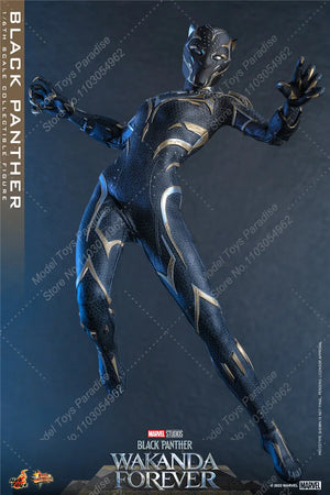 HOTTOYS HT MMS675 1/6 Woman Soldier Black Panther Shuri Marvel Super Hero Full Set 12inch Action Figure Collectible Toys Gifts