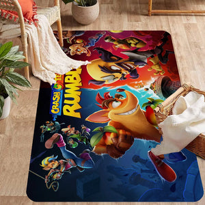 C-Crash Bandicoot 4 Entrance Door Mat Nordic Style Bedroom Living Room Doormat Home Balcony Anti-Slip Modern Home Decor