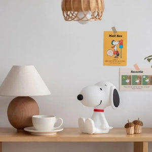 New Kawaii Snoopy Modeling Led Atmosphere Nightlight Bedroom Induction Sleep Lamp Ornament Anime Toy for Girls Birthday Gifts