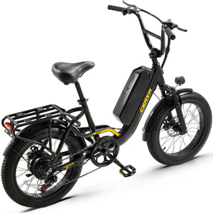 CEAYA 20IN Electric Bike Men Women Fat Tyre E bike Electric Bicycle 48V15AH Battery 25km/h E Bike With Shimano 7 Speed Dual Disc