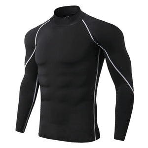 Men Sport T-shirt Quick Dry Bodybuilding Running Shirt