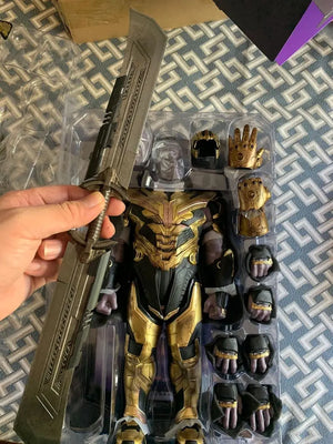 Hottoys Original 1/6 Mms529 Marvel Avengers Figure Endgame Thanos Ht Genuine Model Anime Action Toys Gifts Birthday Gift