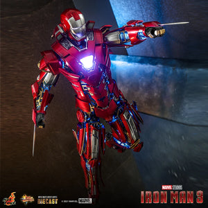 HotToys Marvel Iron Man Silver Centurion Armor Edition 1:6 Alloy Figure Doll Soldier Accessories Collection Model Ornament Gift