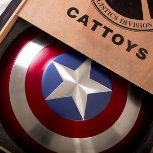 Captain America  shield metal single-layer aluminum alloy primary color 1:1 paint adult or child toy falcon shield