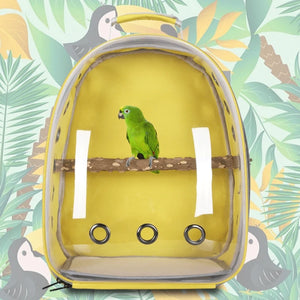 Bird Carrier Bag Parrot Carrying Bag Portable Pet Carrier Backpack for Parakeet Cockatiel Bunny Travel Transparent Pet Bird Cage