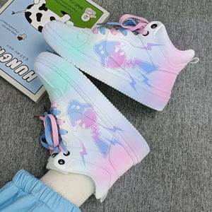 Original cartoon Pokémon princess cute Casual shoes non-slip soft bottom sports shoes for girlfriend gift