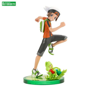 In Stock Kotobukiya Pokémon Brendan Treecko Original Anime Figure Model Doll Action Figures Collection Cute Toys for boys Gifts