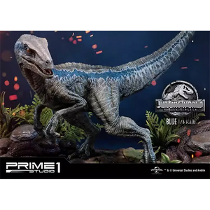 Prime 1 Studio LMCJW2-01 1/6 Jurassic Dinosaur Blue P1S state EX Edition Limited Edition Collection Figure Model 16 inch