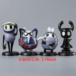 1pc Hollow Knight Silk Song Knight Hornet Grub Zote Quirrel Shade Cornifer Myla PVC Figure Model Ornament Toy Collection Gift
