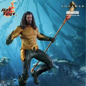 Original Hottoys Mms518 1/6 Scale Collectible Figure Aquaman  Arthur Curry 12 Inch Men Soldier Action Figure Model Toys Gifts