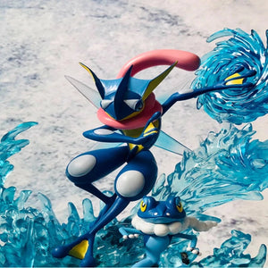 BANDAI Pokémon Greninja Evolution Series Glow in The Dark Holiday Gifts Childhood Memories Collect Ornaments Figure Model Toys