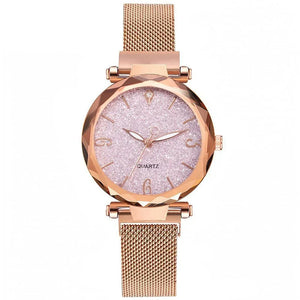 Women Watch Luxury Magnetic Starry Sky Lady Wrist Watch Mesh Female Clock 시계 여성 Reloj Mujer Montre Reloj De Dama 명품시계