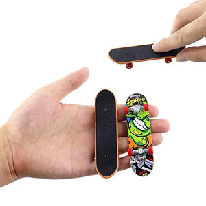 Finger Skateboard Toys Miniature Intellectual Finger Toys Gothic Alloy Fingerboards Mini Finger Board Kids Birthday Party Gifts