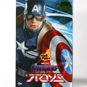 In Stock Hottoys Mms607 1/6 Avengers 4 Captain America Stealth Suit  Gift Model Collection Hobby Marvel Action Figure Toy