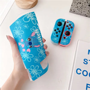 Disney Stitch For Switch Case Shell Protective Split Housing Box For Nintendo Switch Accessories NS Console TPU Fundas